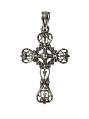 Áttört filigrán kereszt