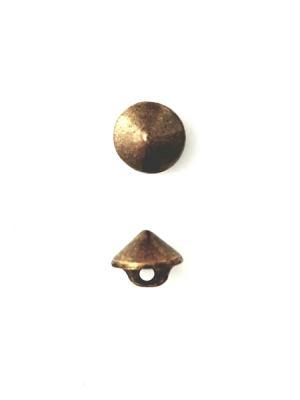 Kúp alakú gomb (kis méret) (G9a) sárgaréz szín