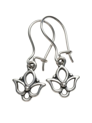 Kis tulipán fülbevaló, függesztett