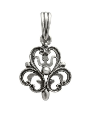 Áttört filigrán medál